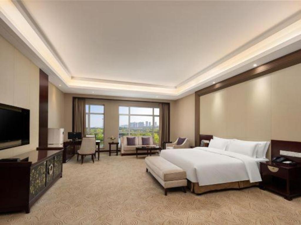 Linyi Blue Horizon International Hotel Yi He Ngoại thất bức ảnh