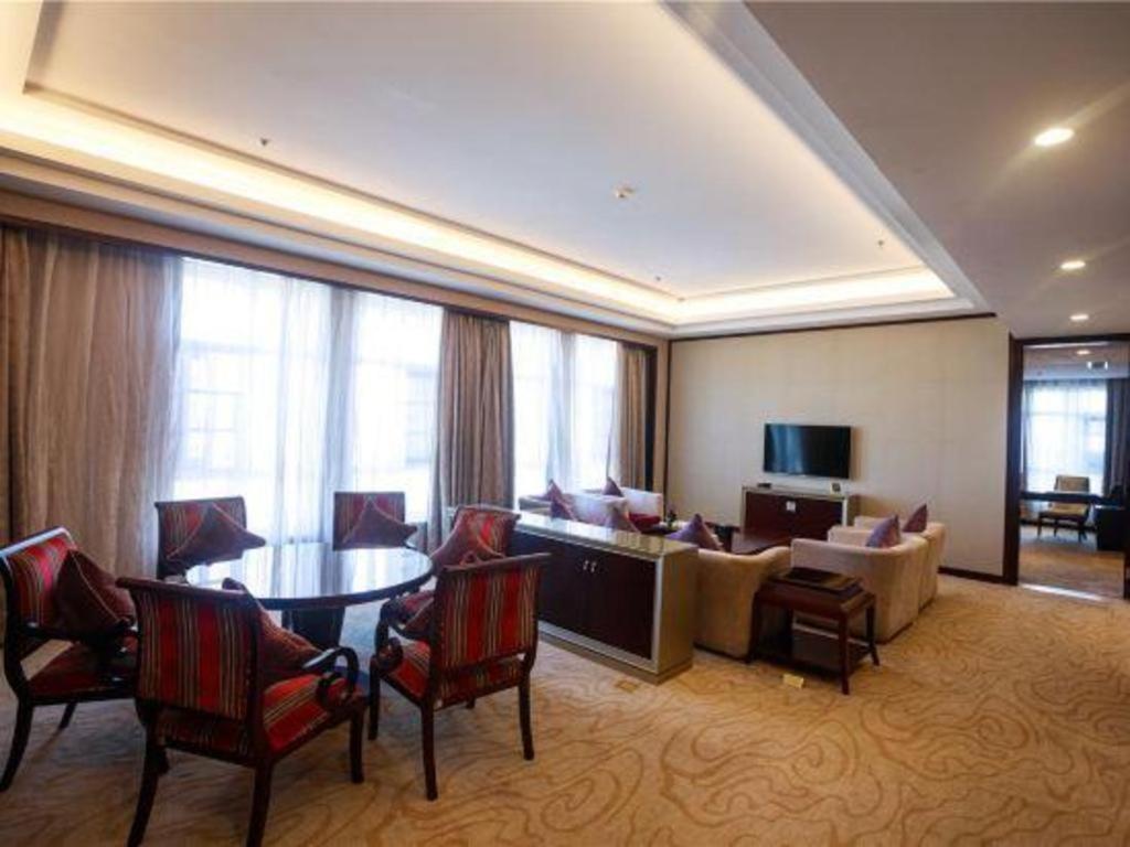 Linyi Blue Horizon International Hotel Yi He Ngoại thất bức ảnh